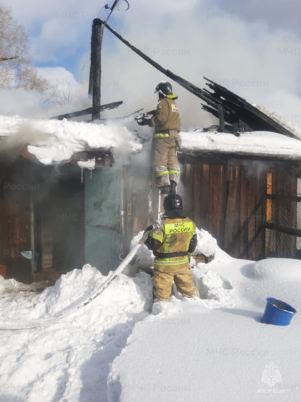 Пожар в Боханском районе