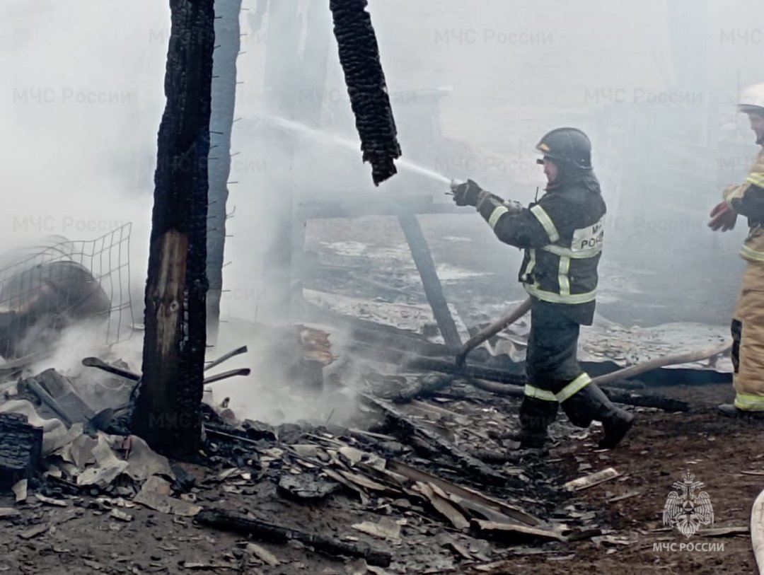 Пожар в Боханском районе