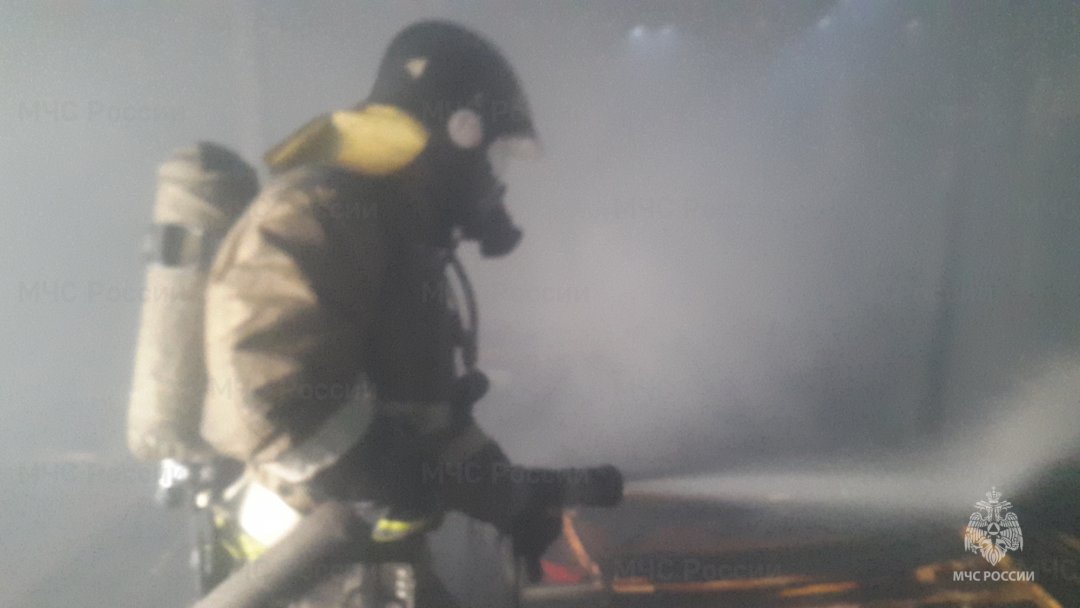 Пожар в Боханском районе